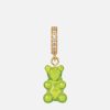 Women Crystal Haze Jewellery | Crystal Haze Women'S Nostalgia Pave Bear - Lime