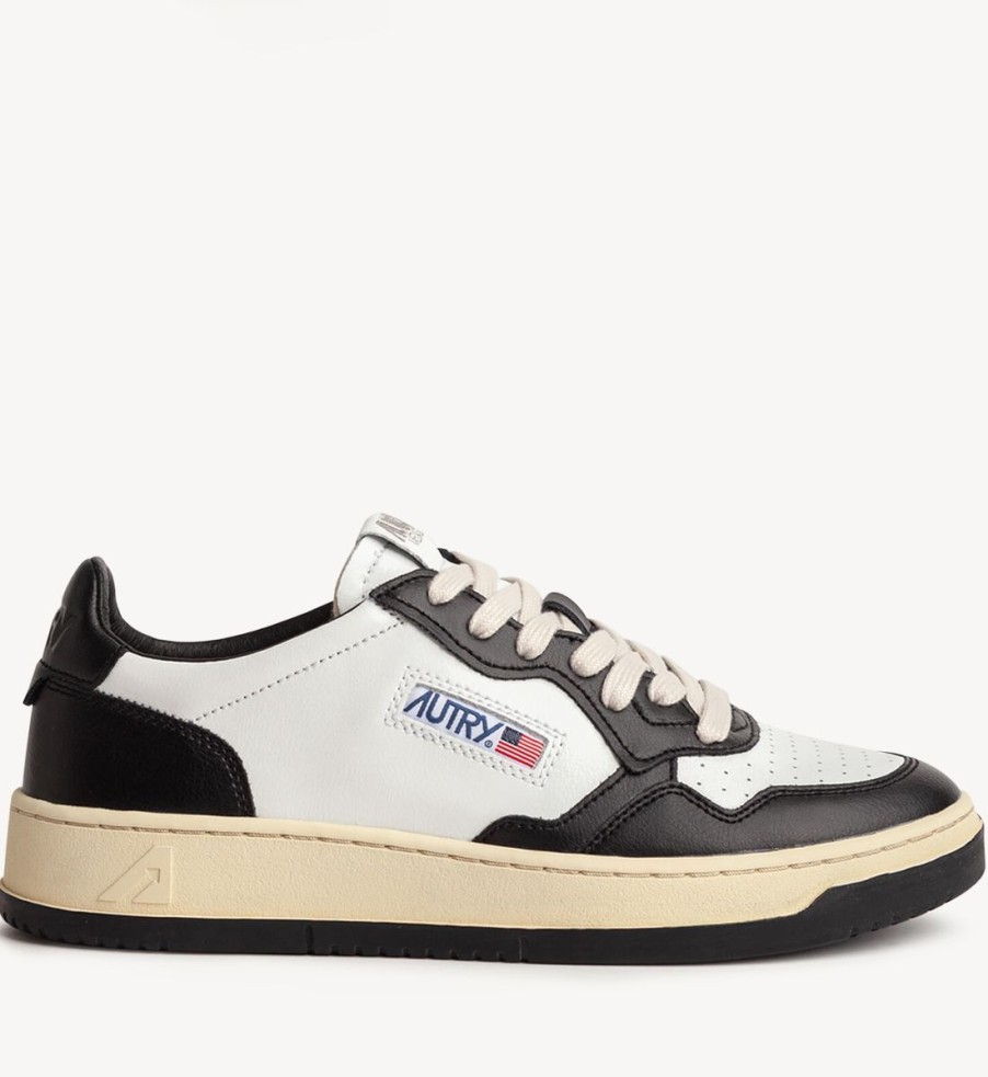 Men Autry Trainers | Autry Men'S Medalist Leather Court Trainers