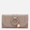 Women See by Chloé Purses | See By Chloe Women'S Hana Large Wallet - Motty Grey