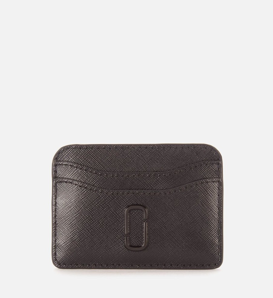 Women Marc Jacobs Purses | Marc Jacobs Women'S Dtm Card Case - Black