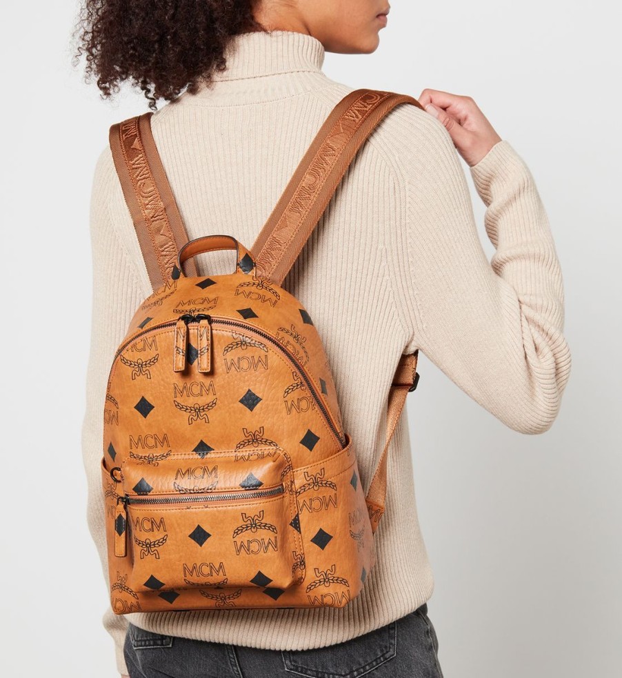 Women MCM Bags | Mcm Stark Maxi Nappa Leather Backpack