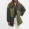 Women Barbour x GANNI Jackets | Barbour X Ganni Waxed-Cotton Bomber Jacket