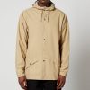 Men Rains Jackets | Rains Coated-Shell Hooded Jacket