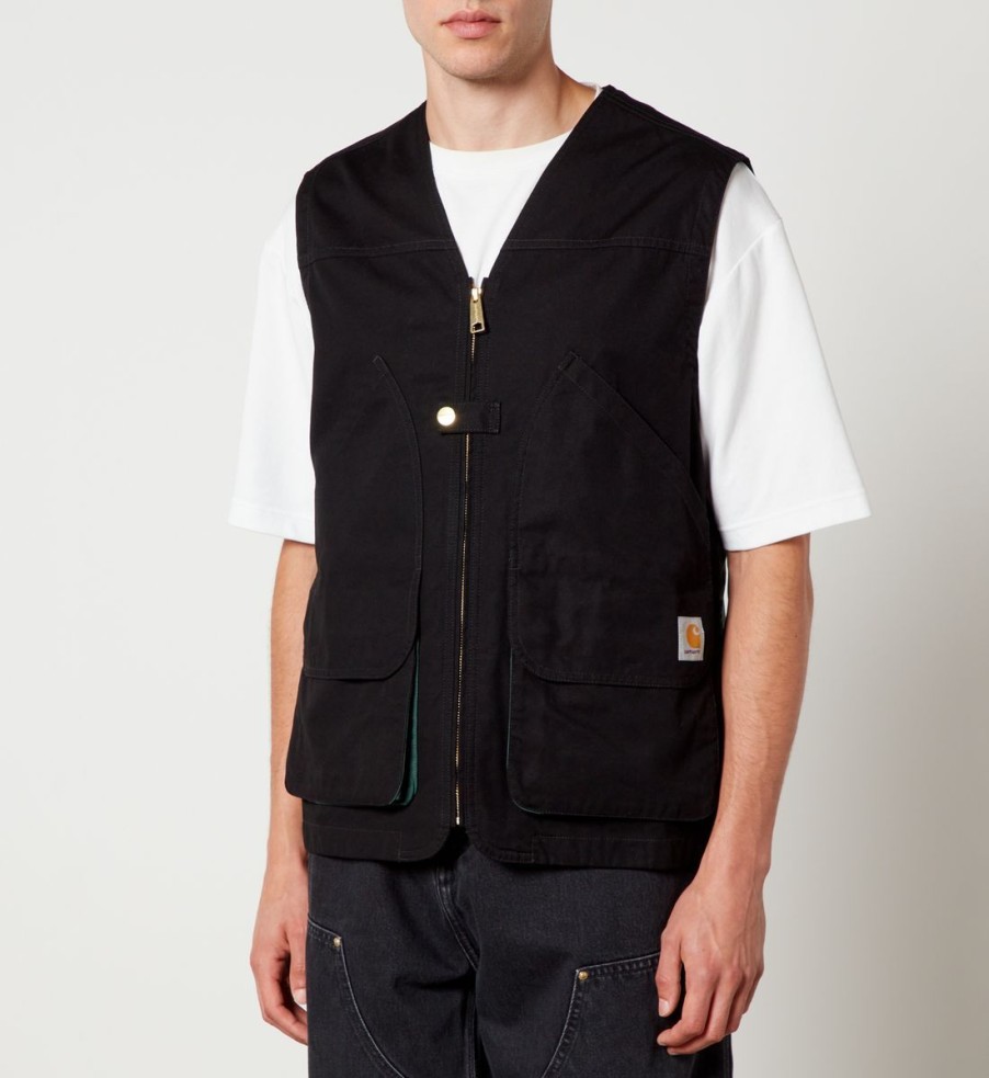 Men Carhartt WIP Jackets | Carhartt Wip Heston Cotton-Canvas Vest