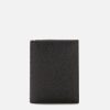 Men Thom Browne Wallets | Thom Browne Men'S Double Card Holder - Black