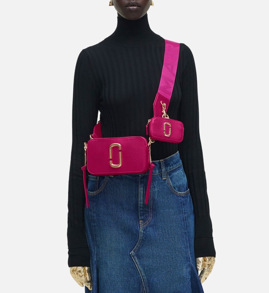 Women Marc Jacobs Bags | Marc Jacobs The Utility Snapshot Leather Bag