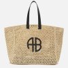 Women Anine Bing Bags | Anine Bing Large Rio Rattan Tote Bag