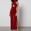 Women De La Vali Dresses | De La Vali High-Neck Woven Maxi Dress