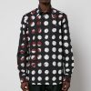 Men Vivienne Westwood Shirts | Vivienne Westwood Ghost Printed Cotton-Poplin Shirt