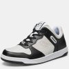 Men Coach Trainers | Coach Men'S C201 Leather And Suede Basket Trainers