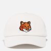 Men Maison Kitsuné Hats | Maison Kitsune Large Fox Head Cotton-Twill Cap