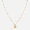 Women Astrid & Miyu Jewellery | Astrid & Miyu Virgo Zodiac 18-Karat Gold-Plated Sterling Silver Necklace