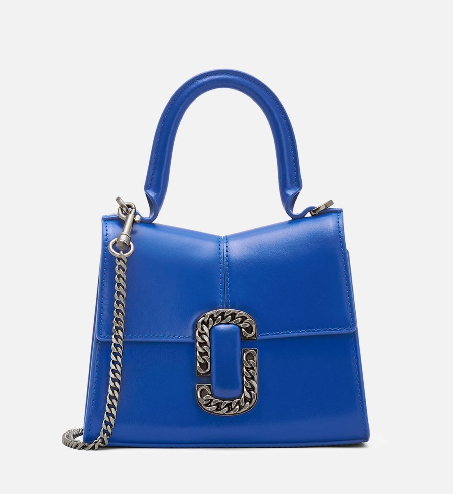 Women Marc Jacobs Bags | Marc Jacobs The Mini Top Handle St Marc Leather Crossbody Bag