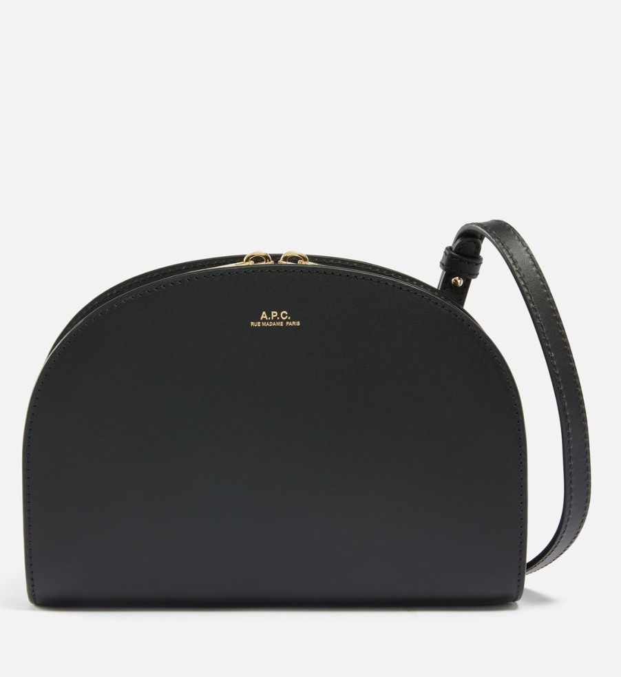 Women A.P.C. Bags | A.P.C. Clutch Demi-Lune Leather Bag