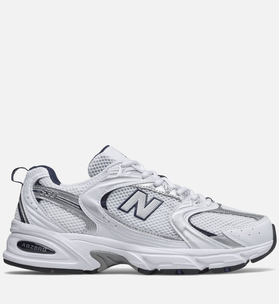 Men New Balance Trainers | New Balance 530 Mesh And Leather Trainers