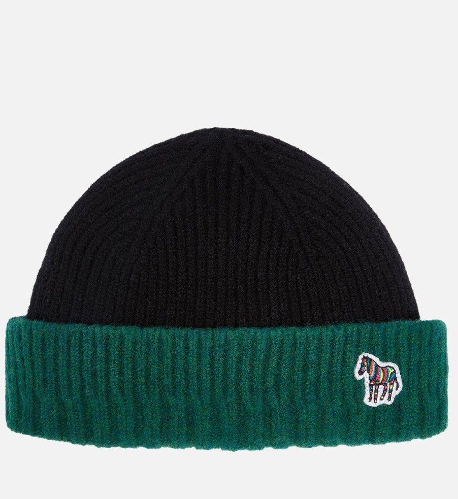 Men PS PAUL SMITH Hats | Ps Paul Smith Zebra Wool Beanie