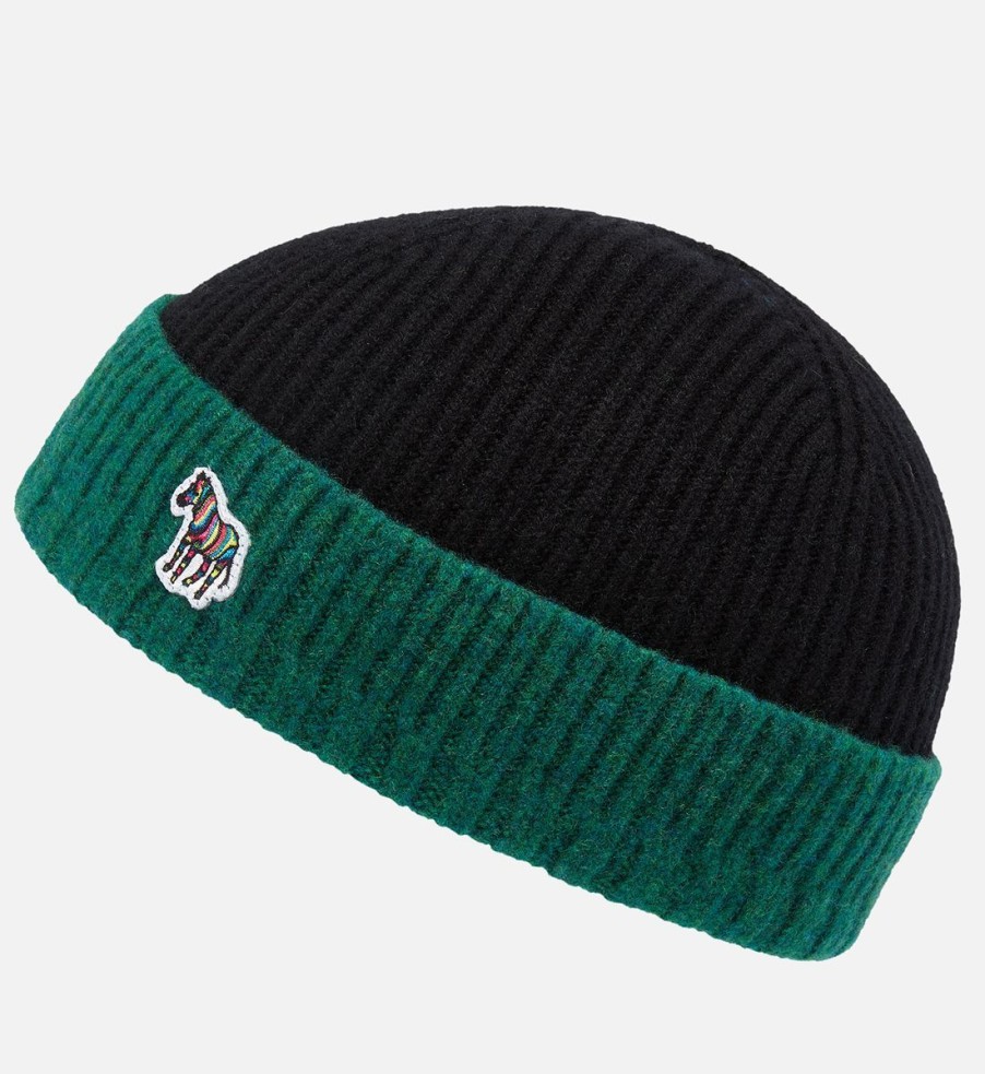 Men PS PAUL SMITH Hats | Ps Paul Smith Zebra Wool Beanie