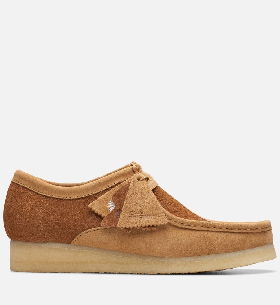 Men Clarks Originals Shoes | Clarks Originals Men'S Brushed Suede Wallabee Shoes