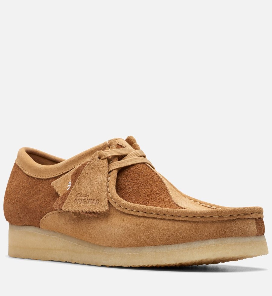 Men Clarks Originals Shoes | Clarks Originals Men'S Brushed Suede Wallabee Shoes