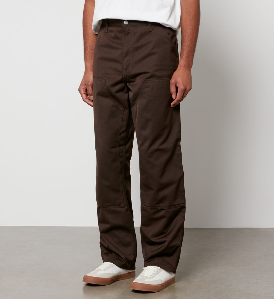 Men Carhartt WIP Trousers | Carhartt Wip Double Knee Twill Trousers