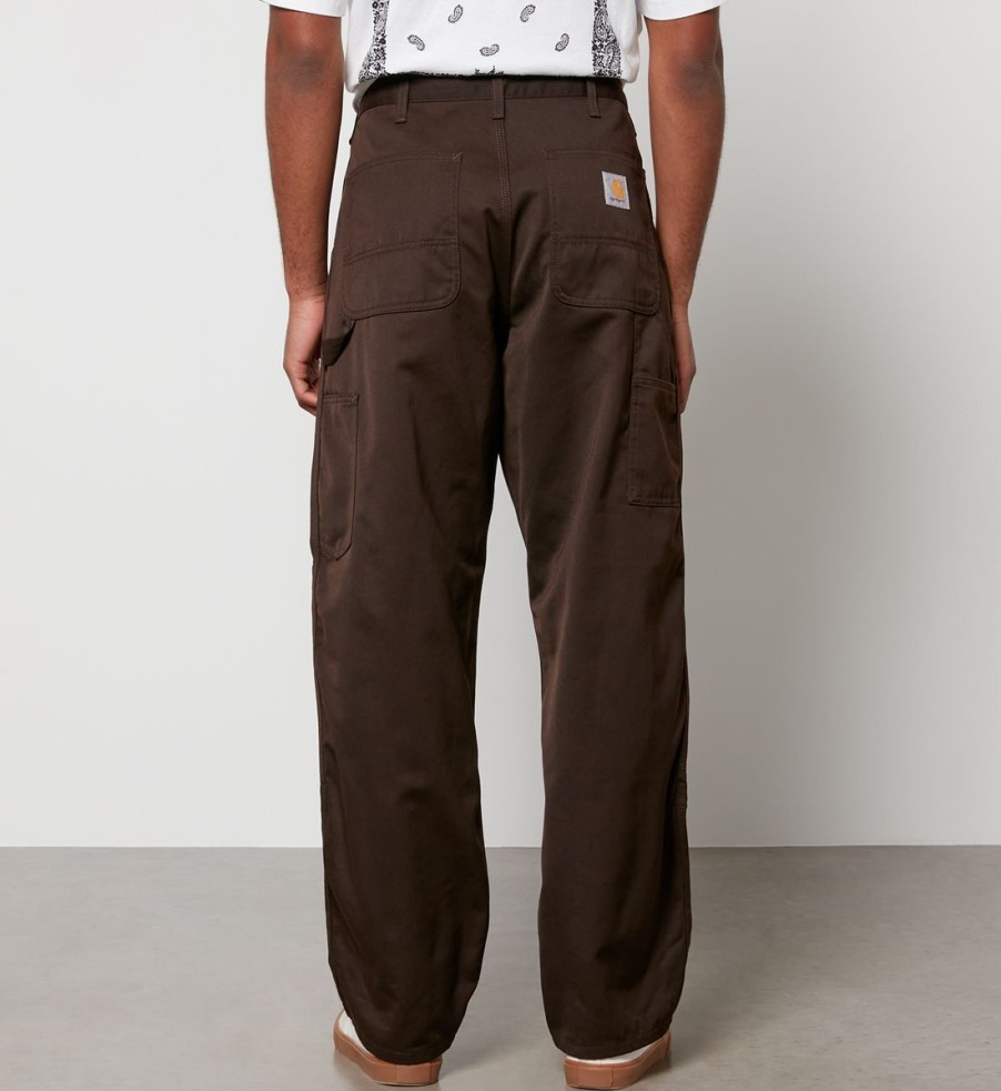 Men Carhartt WIP Trousers | Carhartt Wip Double Knee Twill Trousers