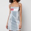 Women Diesel Dresses | Diesel D-Lazot-N1 Cotton-Jersey Mini Dress