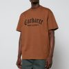 Men Carhartt WIP T-Shirts | Carhartt Wip Onyx Organic Cotton-Jersey T-Shirt