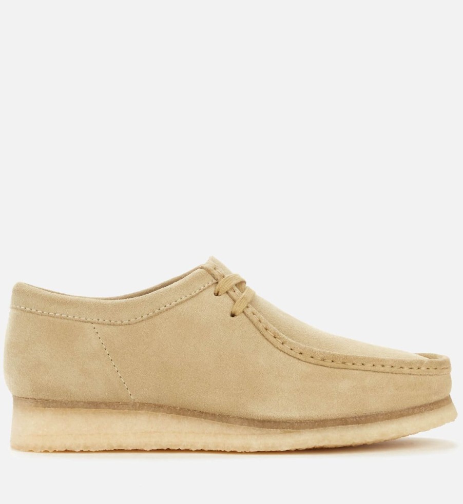 Men Clarks Originals Shoes | Clarks Originals Men'S Suede Wallabee Shoes - Maple