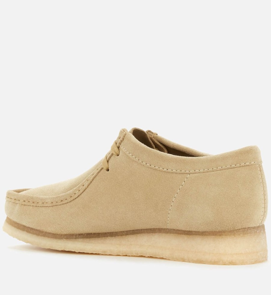 Men Clarks Originals Shoes | Clarks Originals Men'S Suede Wallabee Shoes - Maple