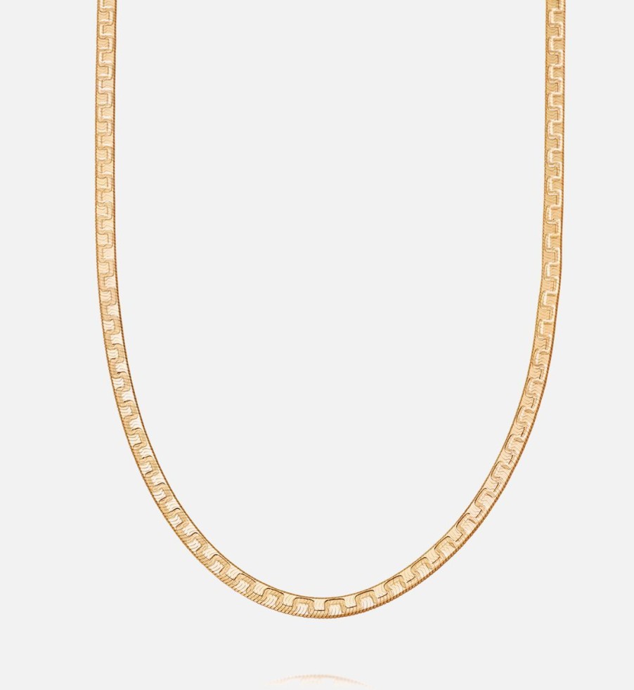 Women Daisy London Jewellery | Daisy London Estee Lalonde Goddess 18-Karat Gold-Plated Necklace