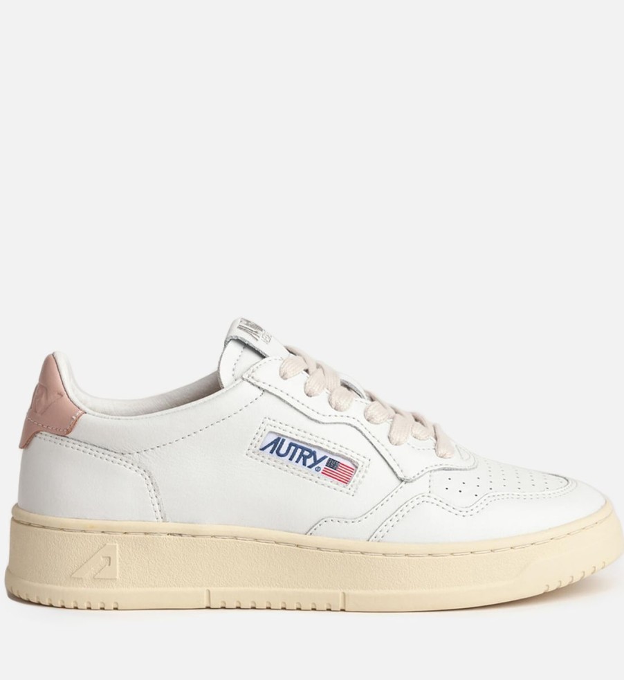 Women Autry Trainers | Autry Women'S Medalist Leather Court Trainers