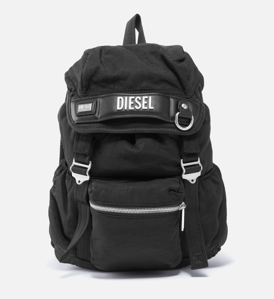 Women Diesel Bags | Diesel Logo Shell Backpack