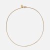 Women Crystal Haze Jewellery | Crystal Haze Women'S Box Chain - 40Cm - Gold