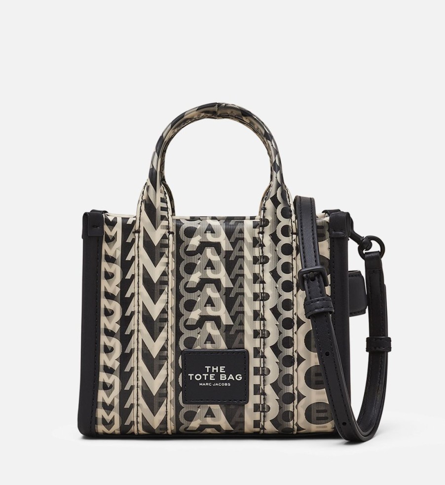 Women Marc Jacobs Bags | Marc Jacobs The Monogram Lenticular Mini Faux Leather Tote Bag