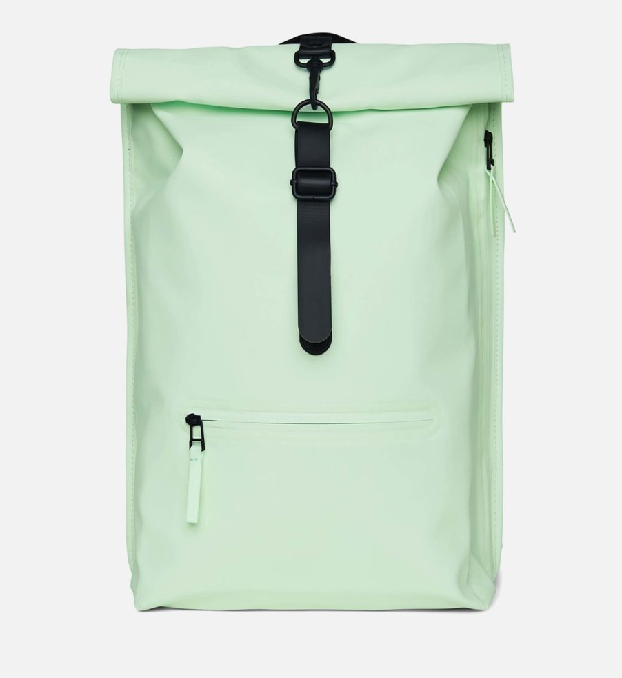 Men Rains Bags | Rains Rolltop Matte-Shell Backpack