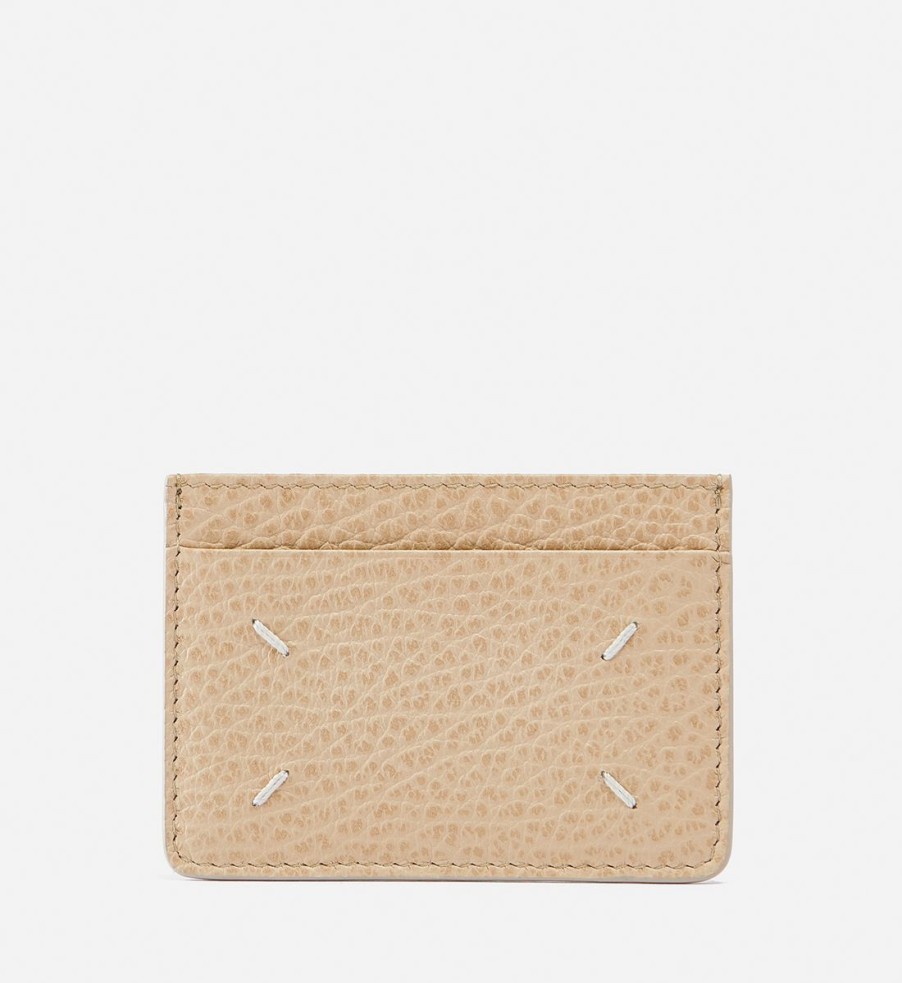 Men Maison Margiela Wallets | Maison Margiela Reptile-Effect Leather Cardholder