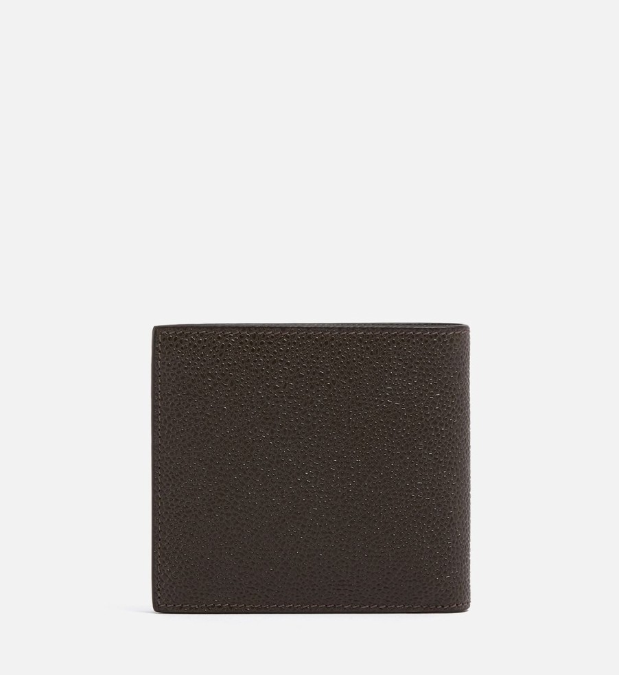 Men Thom Browne Wallets | Thom Browne Pebble-Grain Leather Billfold Wallet