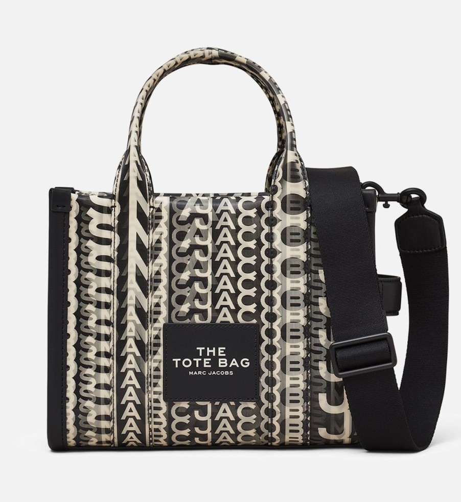 Women Marc Jacobs Bags | Marc Jacobs The Monogram Lenticular Small Faux Leather Tote Bag