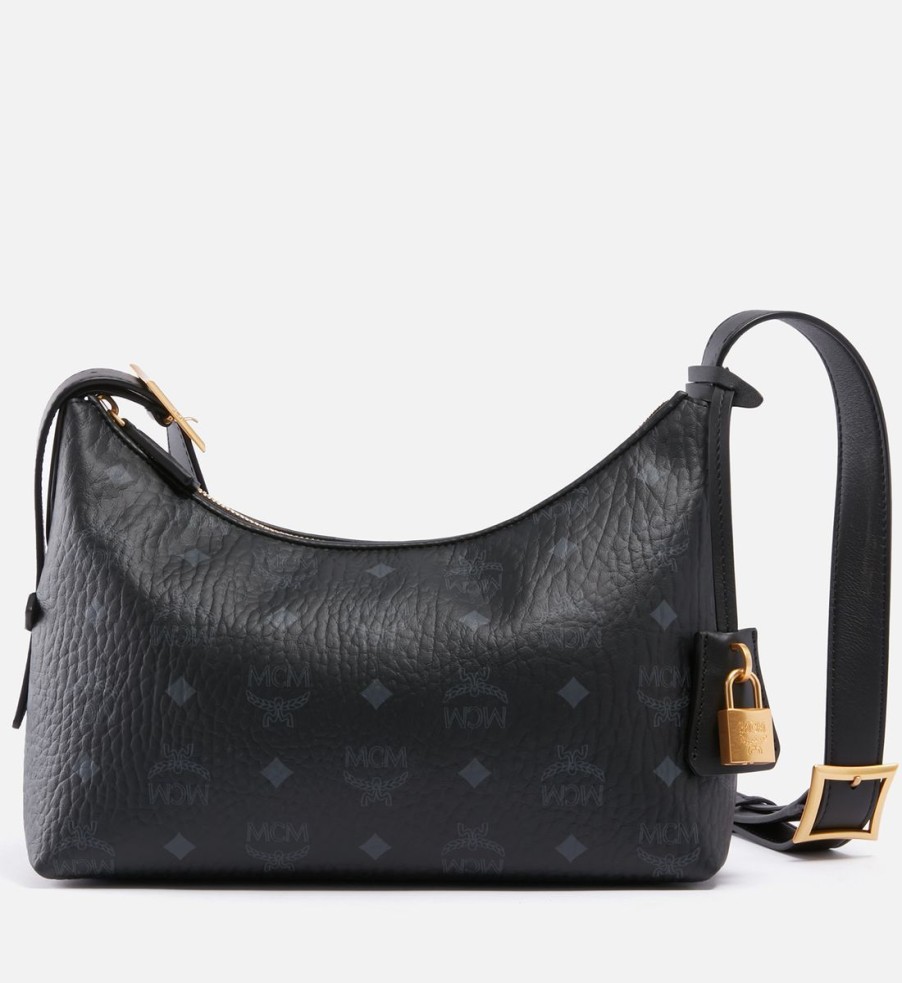 Women MCM Bags | Mcm Aren Vi Nappa Leather Hobo Bag