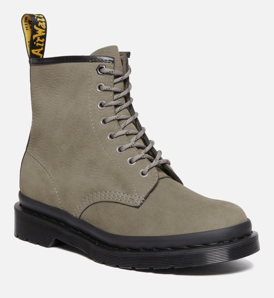 Men Dr. Martens Boots | Dr. Martens Men'S 1460 Waterproof Nubuck 8-Eye Boots