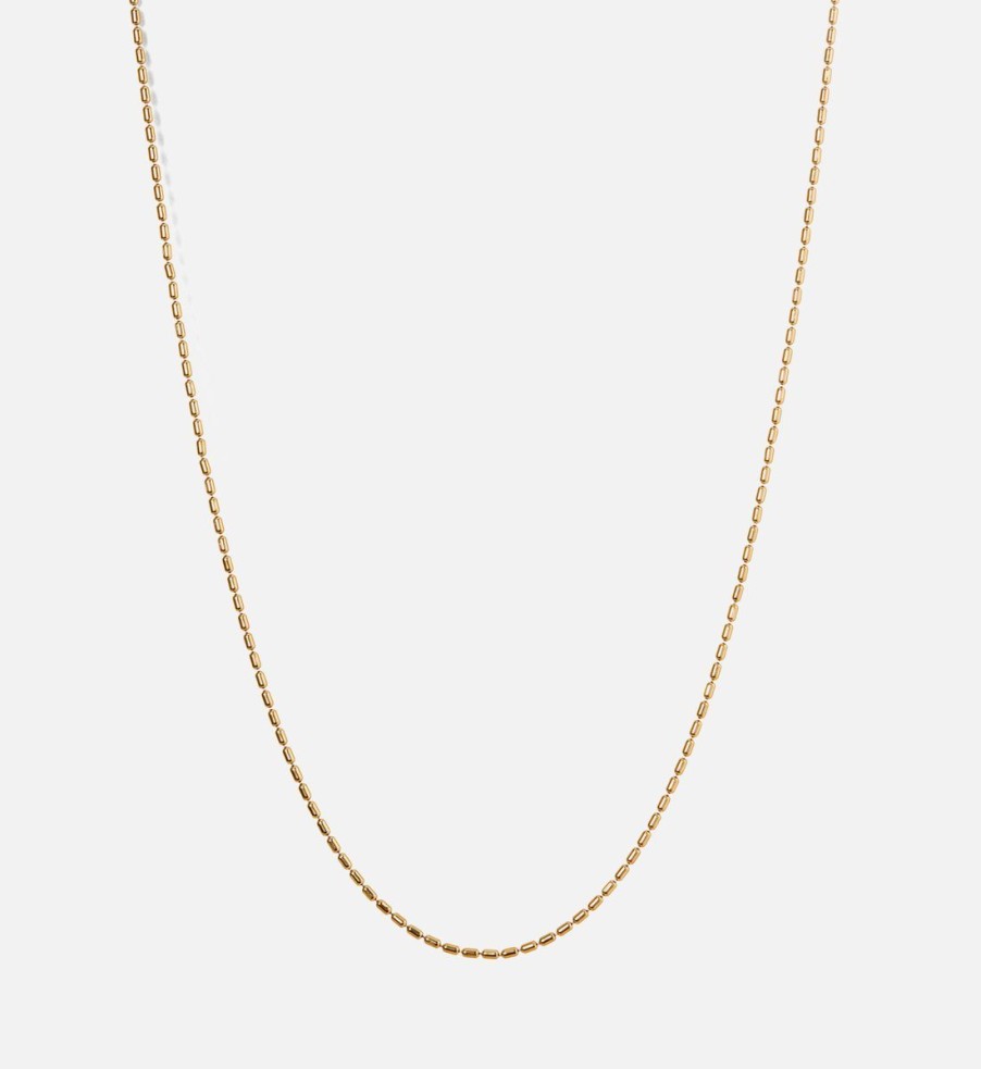 Women Jenny Bird Jewellery | Jenny Bird Milly Gold-Plated Chain Necklace