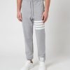 Men Thom Browne Trousers | Thom Browne Men'S 4-Bar Classic Sweatpants - Light Grey