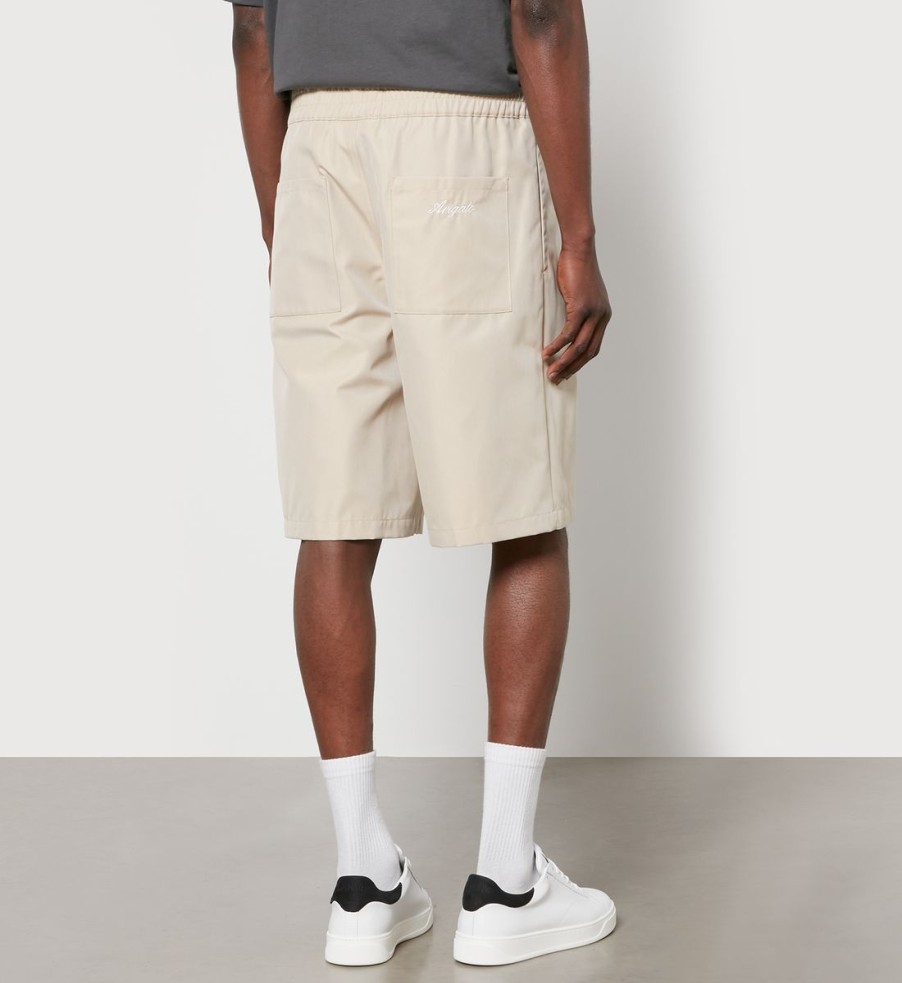 Men Axel Arigato Shorts | Axel Arigato Vapor Logo-Embroidered Shell Shorts