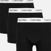 Men Calvin Klein Underwear | Calvin Klein Men'S Cotton Stretch 3-Pack Trunks - Black