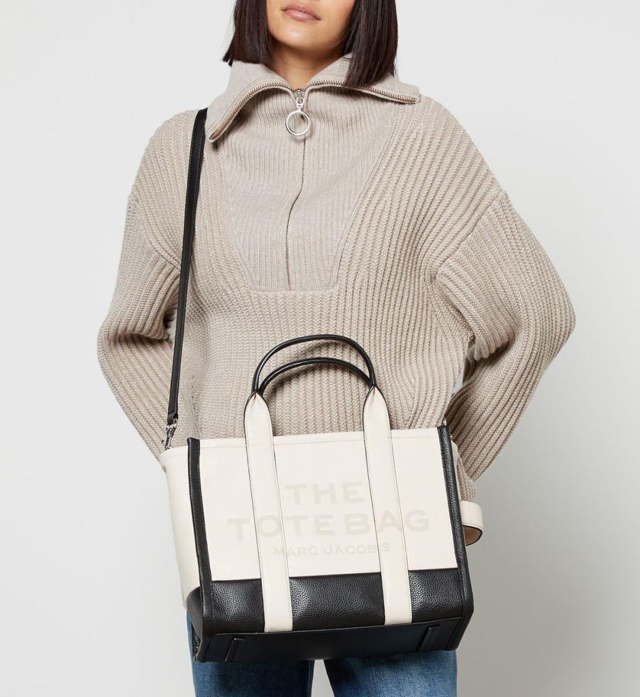 Women Marc Jacobs Bags | Marc Jacobs The Medium Colourblock Leather Tote Bag