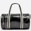 Men Fred Perry Bags | Fred Perry Classic Faux Patent Leather Duffle Bag