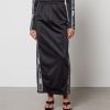 Women Rotate Skirts | Rotate Logo-Print Shell Maxi Skirt