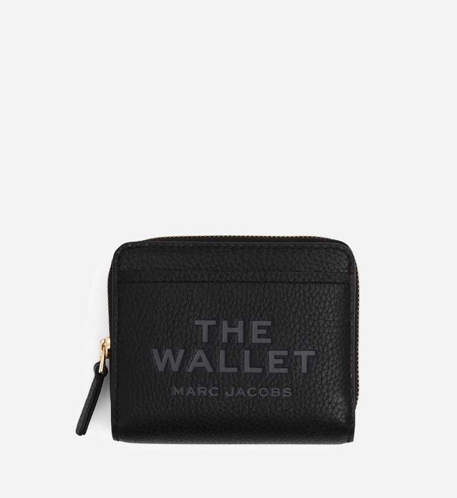 Women Marc Jacobs Purses | Marc Jacobs The Mini The Items Compact Leather Wallet