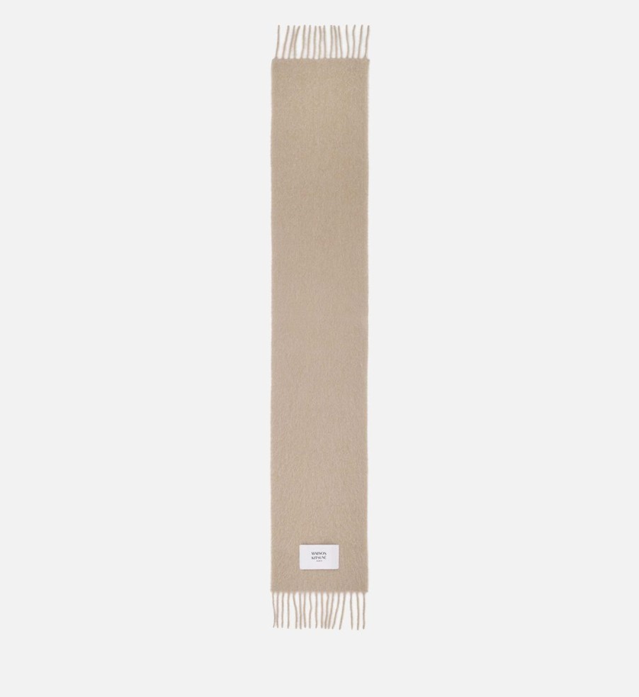 Women Maison Kitsuné Scarves | Maison Kitsune Baby Alpaca-Blend Scarf