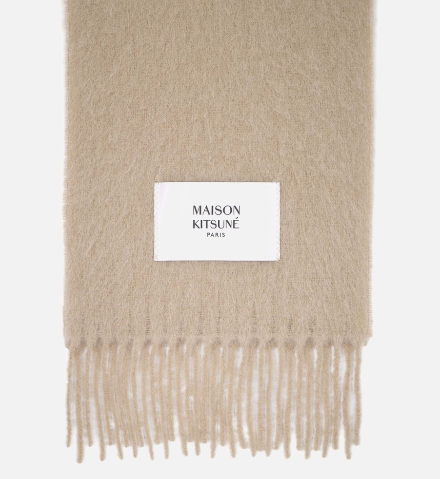 Women Maison Kitsuné Scarves | Maison Kitsune Baby Alpaca-Blend Scarf